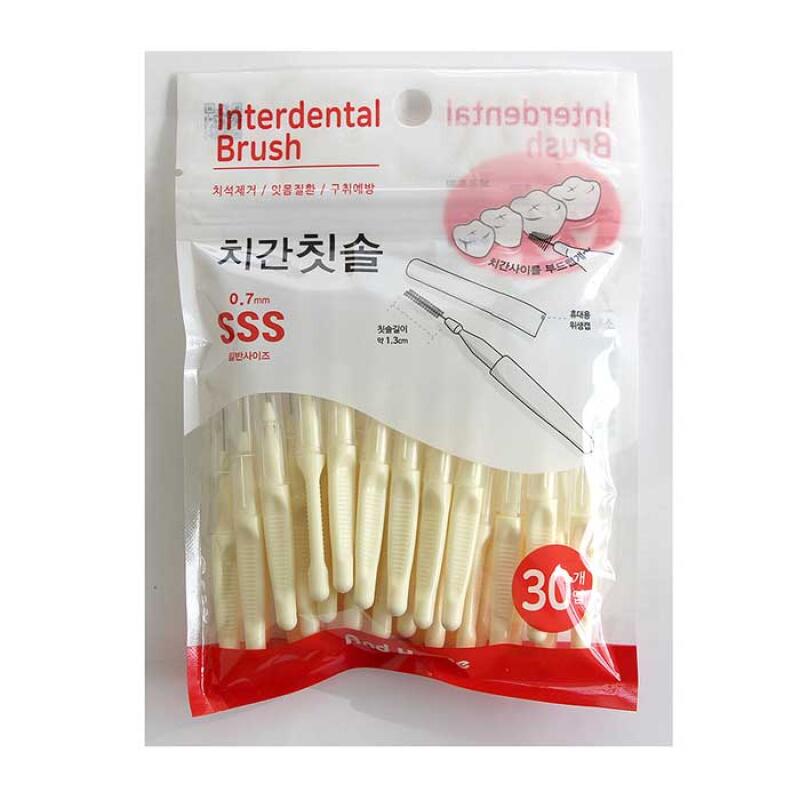 

Everyday Interdental Brush Type I SSS 0.7mm 30-Pack CH814