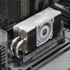Keep Cooling HR-10 2280 PRO Fan Heatsink Vest 4x5mm AGHP Heat Pipe 4Pin PWM Cooling Fan 4Copper Heat Pipes SSD Cooler