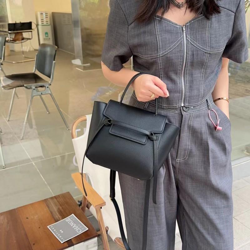 

2025 Genuine Leather Palm-pattern Catfish Bag Swing Wing One-shoulder Diagonal Handbag Top-layer Cowhide чёрный