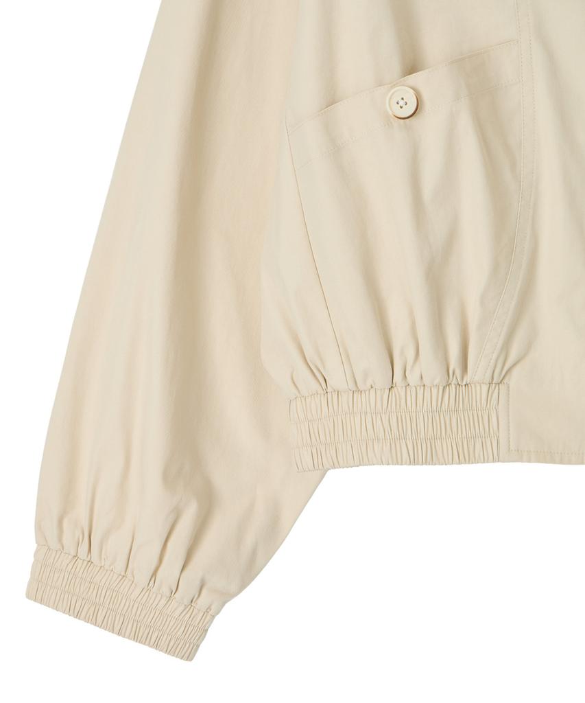 Dandel Dd Floral Lining Tab Jacket (Cream)