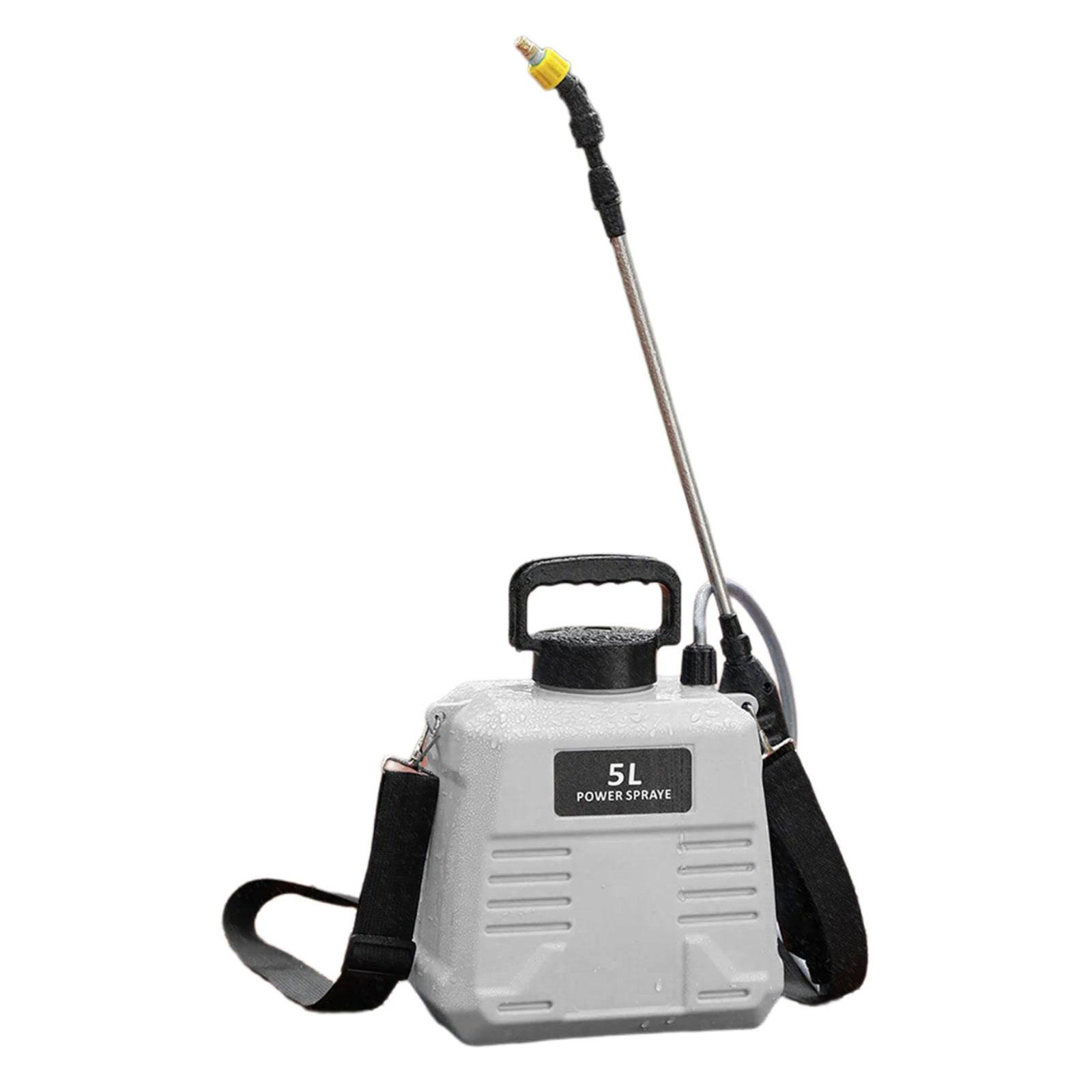 5L Shoulder Garden Electric Sprayer Pot Direct Sprayer for Outdoor Watering Handheld Pesticides Sprayer Water Can белый