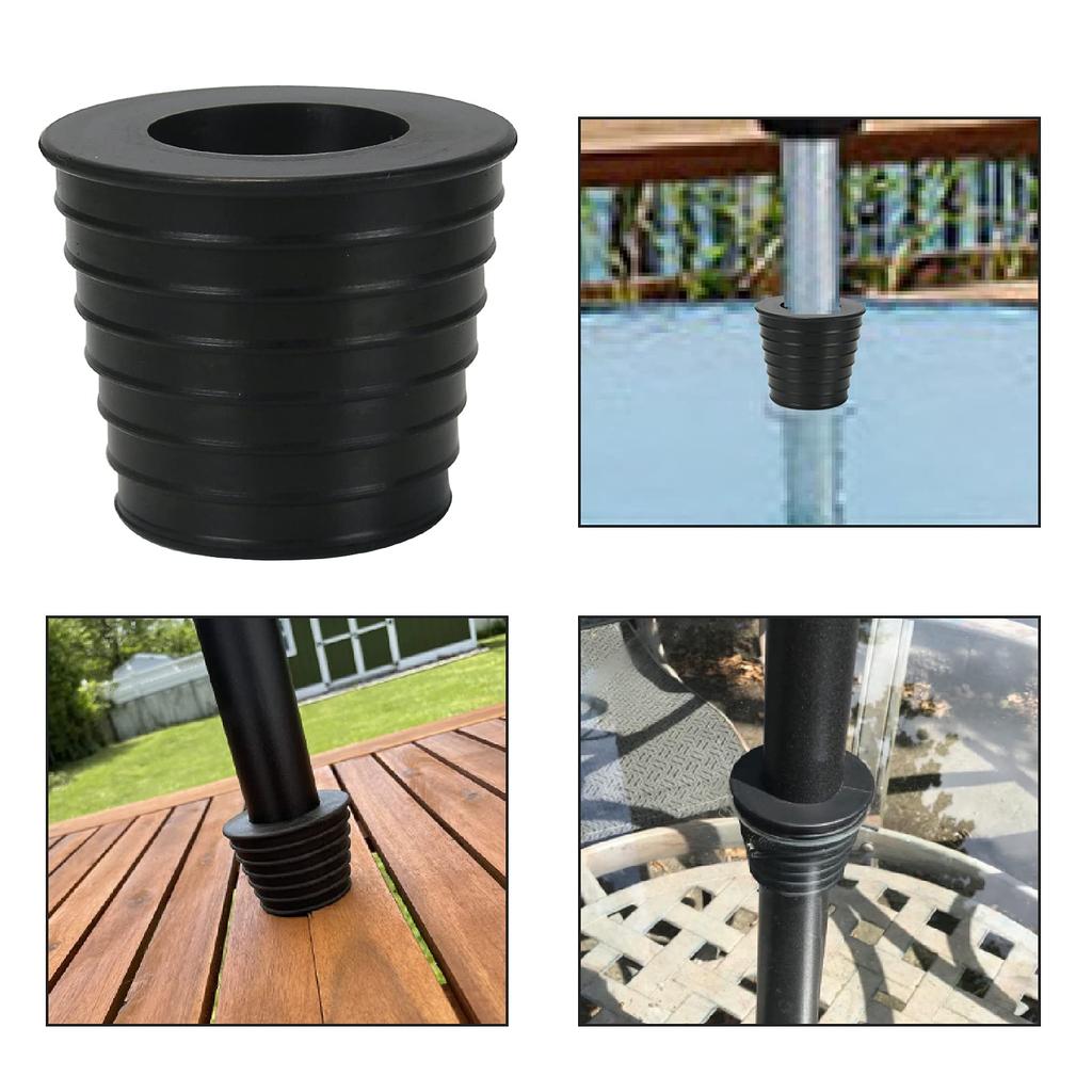 Cono De Paraguas De 38Mm Anillos De Cuña Enchufe Orificio De Mesa De Patio Soporte De Base