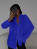 New Spring & Summer Pearl Beaded Top Cardigan with Stand Collar Long Sleeve Women's Shirt Jacket Basic Style