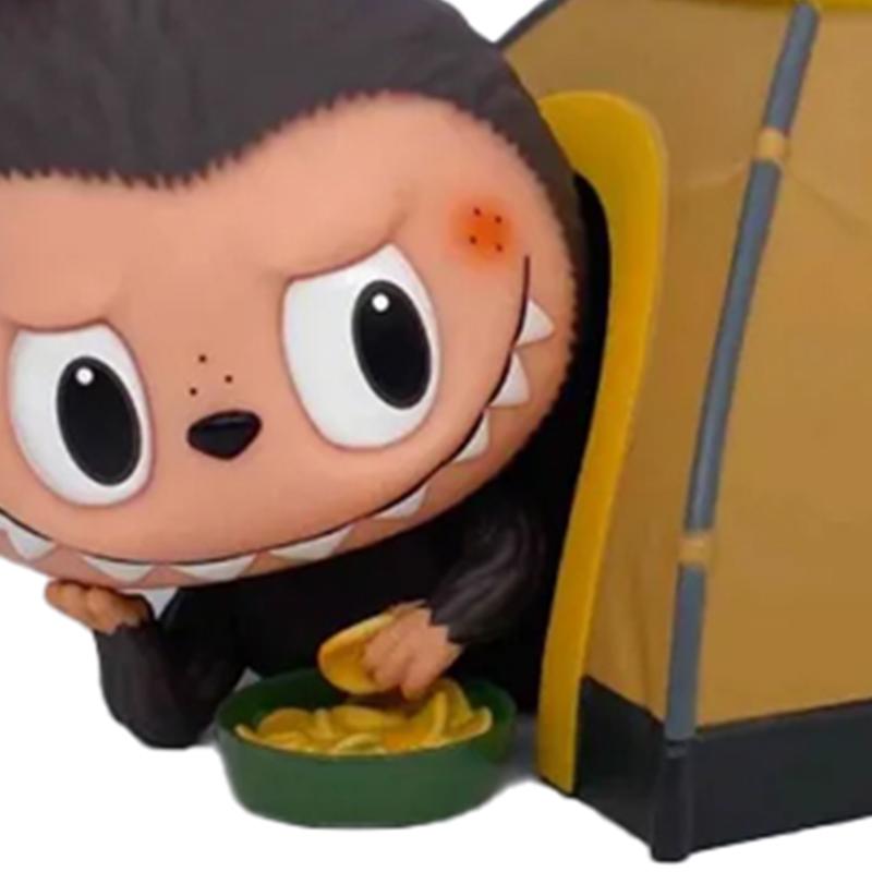 New POP MART LABUBU CAMPING STS Exhibition Edition Trendy Figures LABUBU-CAMPING
