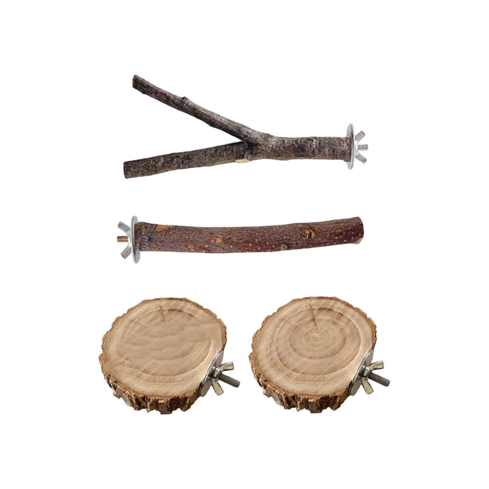 

Стойка для попугая, жердочка, дерево, ветка, стойка, рама, комбинация, птица, дерево One Size