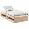 VidaXL Daybed with Mattress 90x200 Cm Solid Pine Wood, Sofa Bed, Rest Sofa Bed, Sleepover Bed, Bed 3324595