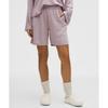 Lululemon Becalm Mid Rise Bermuda Short Heathered Porcelain Pink