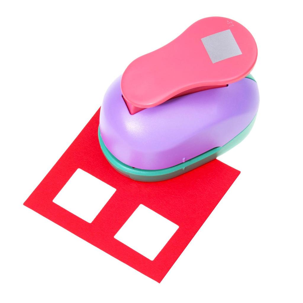 Square Punch Labor-Saving Embossing Device for Scrapbooks: Wave Square Flower Stamp Frame Machine