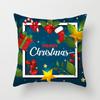 Merry Christmas Printed Pillowcase Christmas Style Cushion Cover Home Sofa Decor Throw Pillowcase