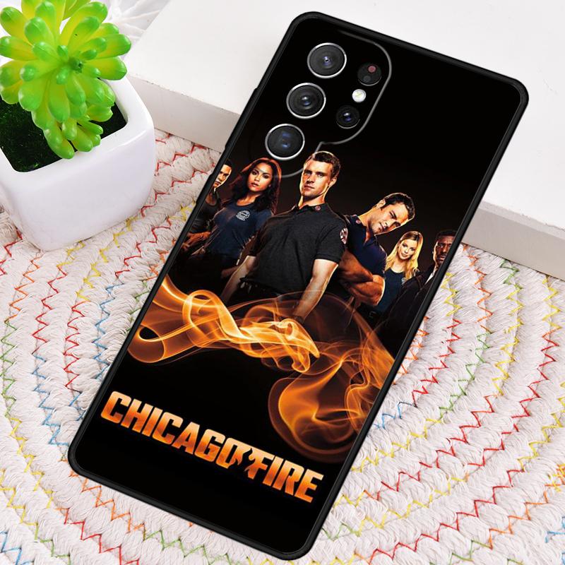 Chicago Fire TV Show Soft Phone Case for Samsung Galaxy Note 10 Pro S26 Ultra S23 S24 FE S25 S21 S22 PLUS Shockproof Cove