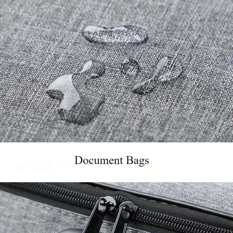 Waterproof Document Storage Bag Multi-layer Folding File Box Multi-functional Storage Box Family Storage Bag