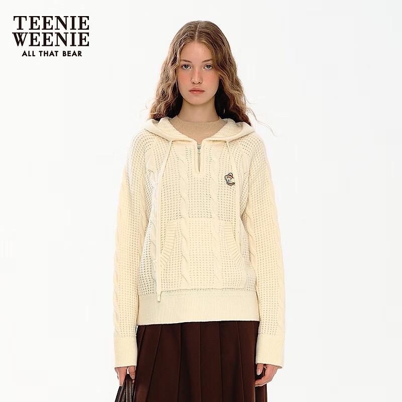 Teenie Weenie Bear Women's Hooded Knit Sweater