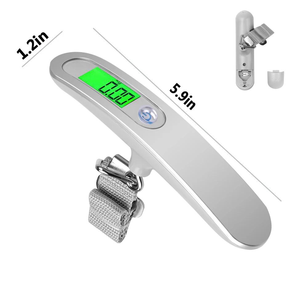 Váha Elektronické podsvícení Váha Pružinová Váha Váha Zavazadla Steelyard Kufr Cestovní závěsný Steelyard Hák Váha 50kg/110lb