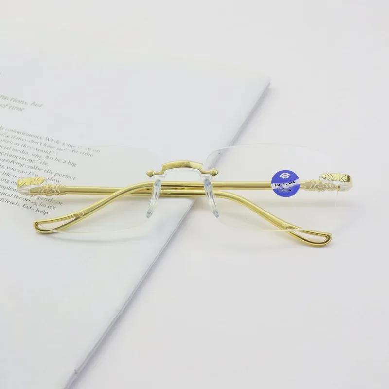 "Inteligentne okulary do czytania z automatycznym zoomem i filtrem światła niebieskiego dla seniorów"