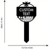 Custom Metal Mom's Garden Sign, Grandma's Garden Stake, Bee Farmer Plaque, Outdoor Gardener Decor, Personalized Gift, Wall Art