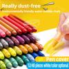 48/6 PCS Dust Free Solid Non-toxic Water Chalk Blackboard Whiteboard Drawing Pens Colorful Chalk Markers School Office Supplies