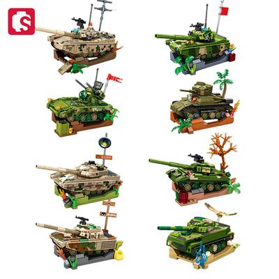 Ungiftige Sembo Militärserie Hauptkampfpanzer Montage Bausteine Moc Streitwagen Modellsteine Ornamente Auto Spielzeug Diy Geburtstagsgeschenk