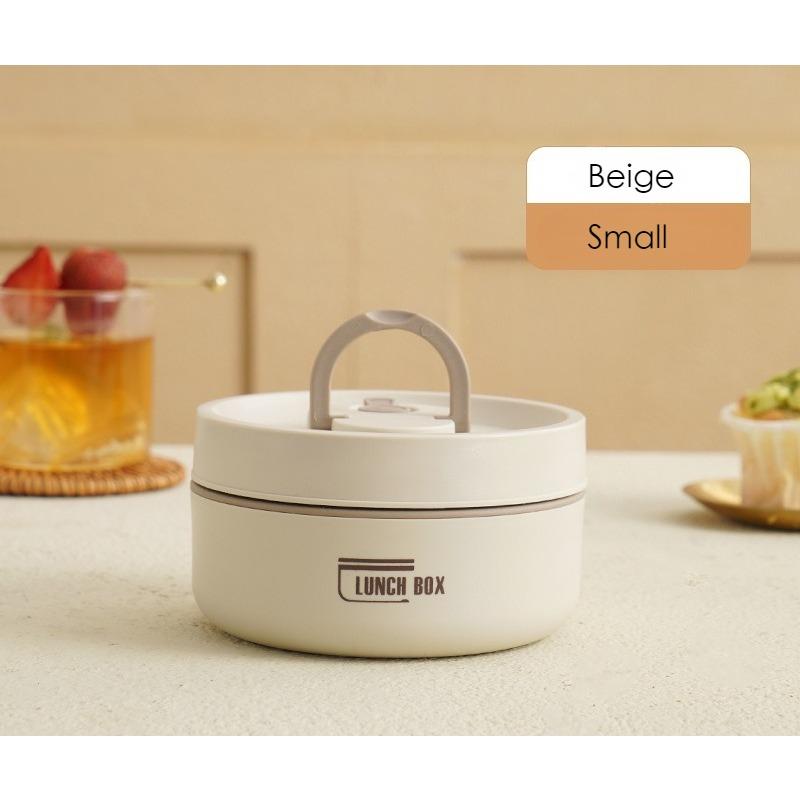 304 Stainless Steel Lunch Box with Soup Container Portable Thermal Bento Box for Office & School Leak-Proof & Easy Clean