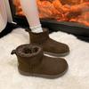 Thickened Warm Snow Boots Women's 2025 Autumn and Winter New Women's Boots Versatile Korean Version Fashion Short Boots Women's Cotton Shoes