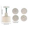 Dessert Mold Mid Autumn Festival Dessert Mould DIY Hand Pressure Fondant Decoration Tools Moon Cake Mold
