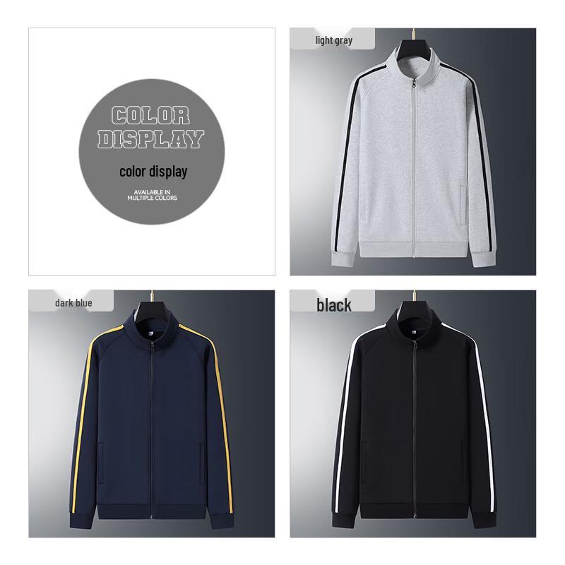 ROMON Men's Autumn Winter Stand Collar Sports Jacket