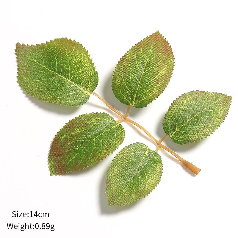 Filigree Rose Leaf Greenery for DIY Wedding Decor & Photography Props