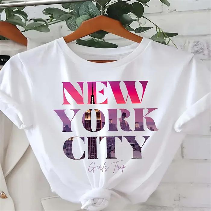 

Spot Women s Summer T-Shirt Printed Fashion Casual Cute Short Sleeve Women s Eye Printed Short Sleeve T-Shirt 5XL білий