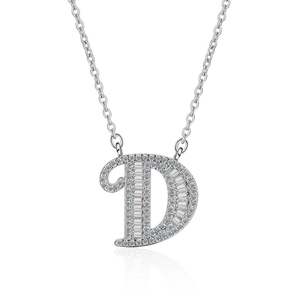 26 Letters of The Alphabet Necklace Female Romantic Travel with The Same Short Section of The Collarbone Chain Valentine's Day Gifts Necklace