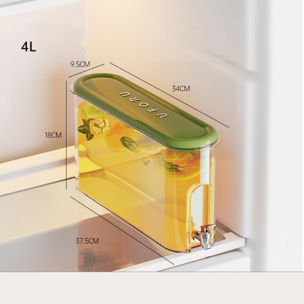 

Холодильник Фруктовый Чай Холодного Заваривания Чайник Пластиковый Чайник Для Хранения Воды Бытовой Пикник зелёный