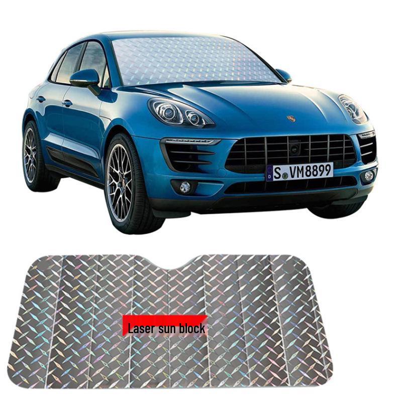 

Universal Car Sunshade with Thick Aluminum Foil Heat Insulation