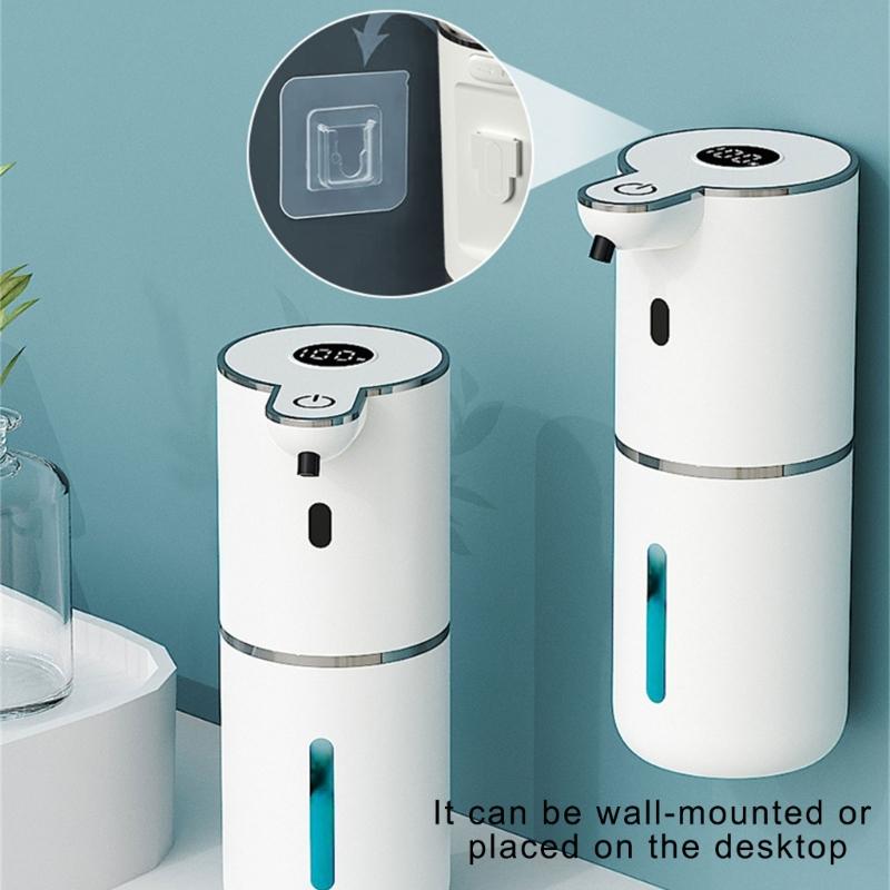 Automatic Hand Soap Dispenser Touchless Hand Washer Countertops 380ml Soap Dispenser for Home Restaurant Easy To Use