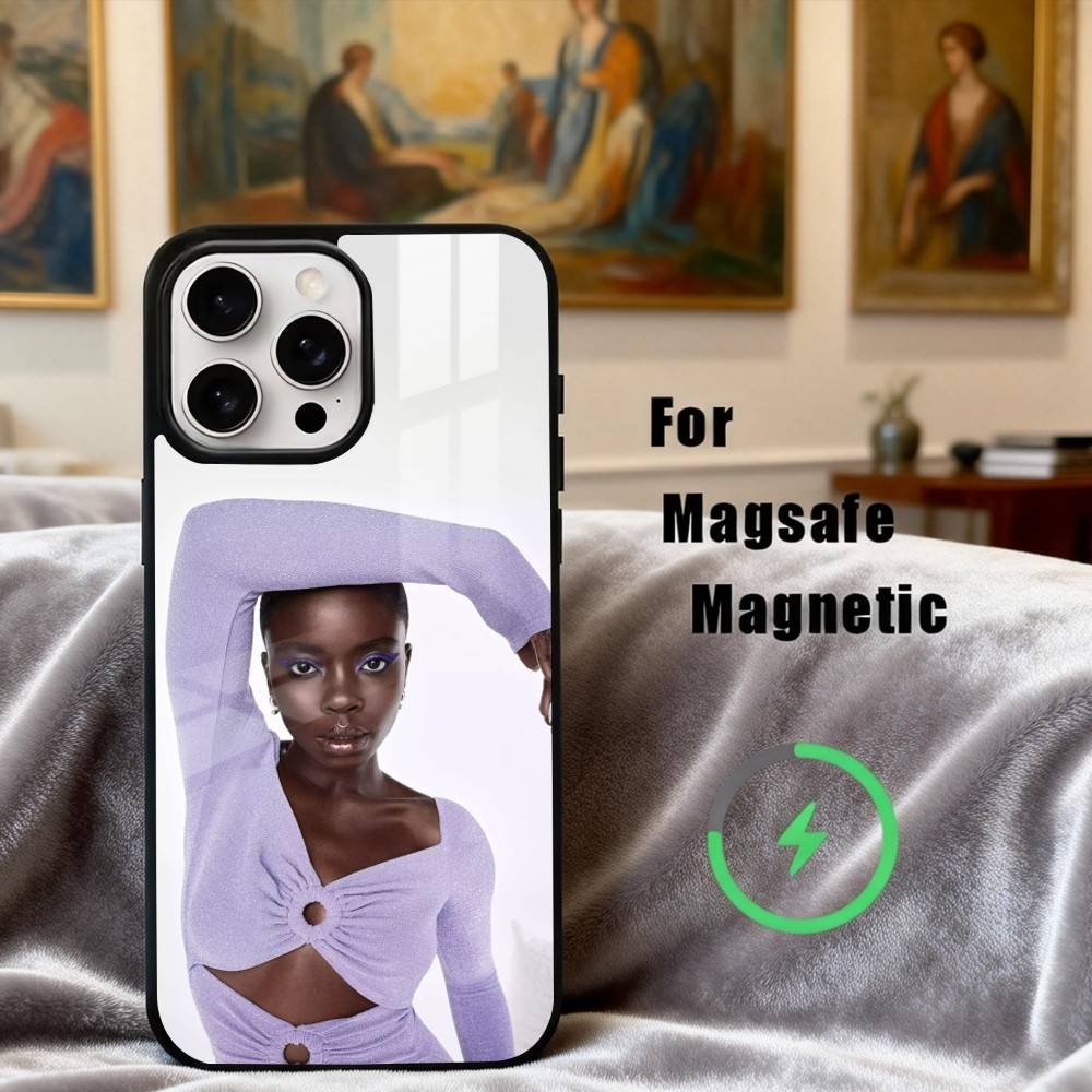 Radiant J-Joy S-Sunday Actress Phone Case For iPhone17,16,15,14,13,12,11 Plus,For Magnetic Wireless Charge Cover