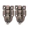 2pcs Alloy Latch For Gift Box Locking Clasp Wooden Jewelry Cabinet Chest Decorative Hook Lock Small Box Packing Buckle