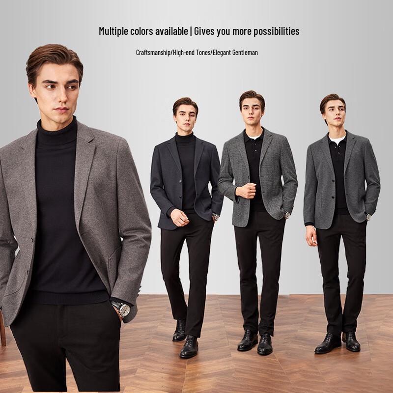 Shanshan Men's Autumn/Winter Wool Blend Suit Jacket