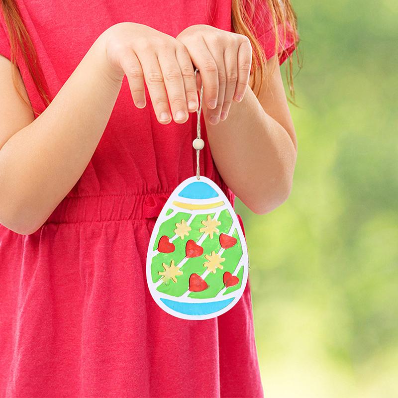 WTEMPO DIY Epoxy Resin Mold Easter Eggs Shaped Design Silicone Mold Home Festive Party Hanging Pendants Making Mold Decoration Silicone Mold