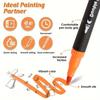 24-color Double-headed Black Pen Marker, Sketch Book and Painting Pen Set, Fine Tip and Wide Tip Design, Two-in-one Professional Art Supplies