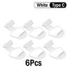 6PCS Charging Port Anti-Dust Dirt Dust Plug For iPhone Samsung USB Type-C Port Protector Silicone Dustplugs Cover Anti-Lost Cap
