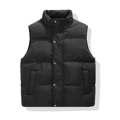 Autumn and Winter Thickened Vest Casual Large Size Vest Down Cotton Versatile Outer Wear Cotton Vest Men