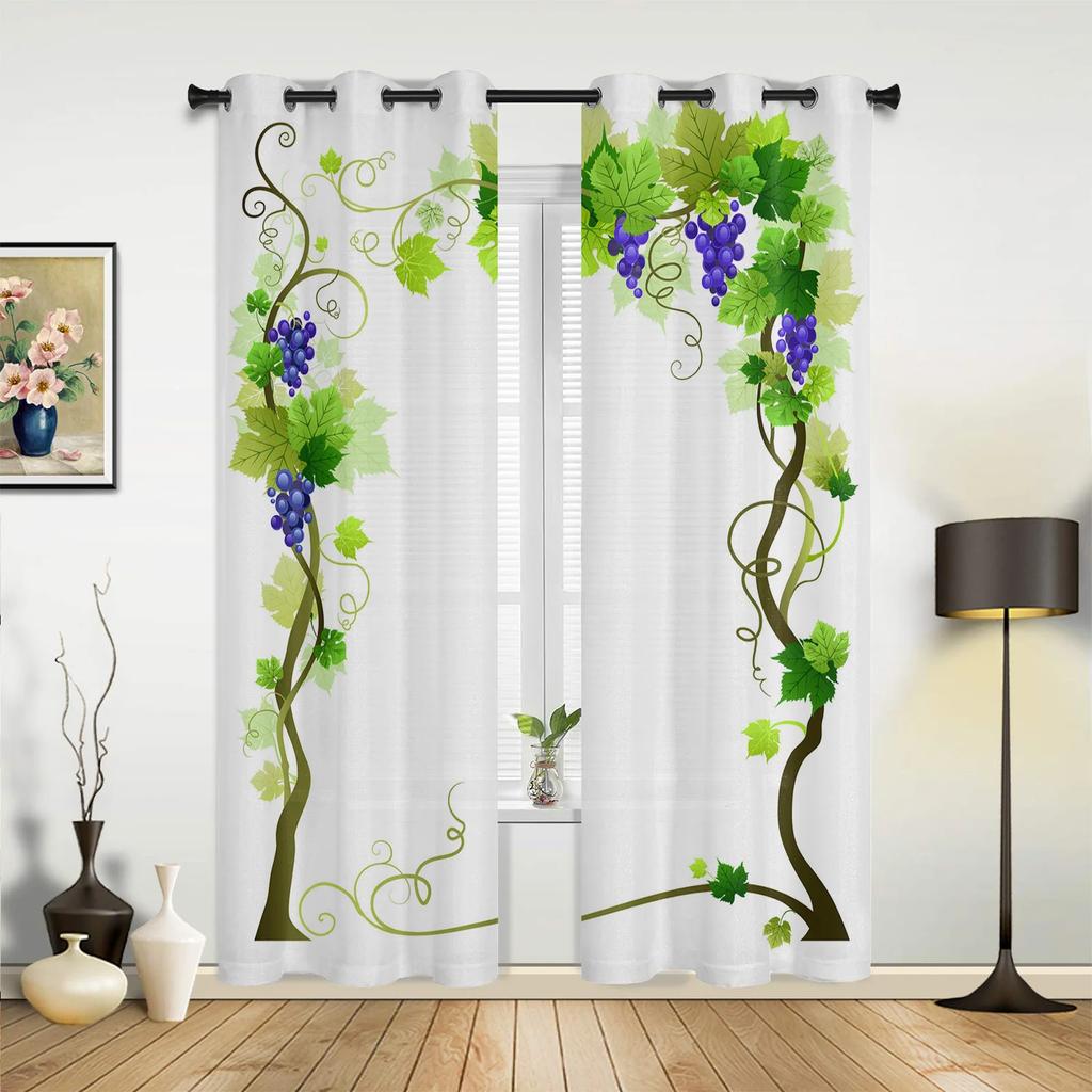 Obst Zitrone Gelb Weiß Vorhänge für Schlafzimmer Wohnzimmer Vorhänge Küche Kinderzimmer Fenster Vorhang Moderne Wohnkultur