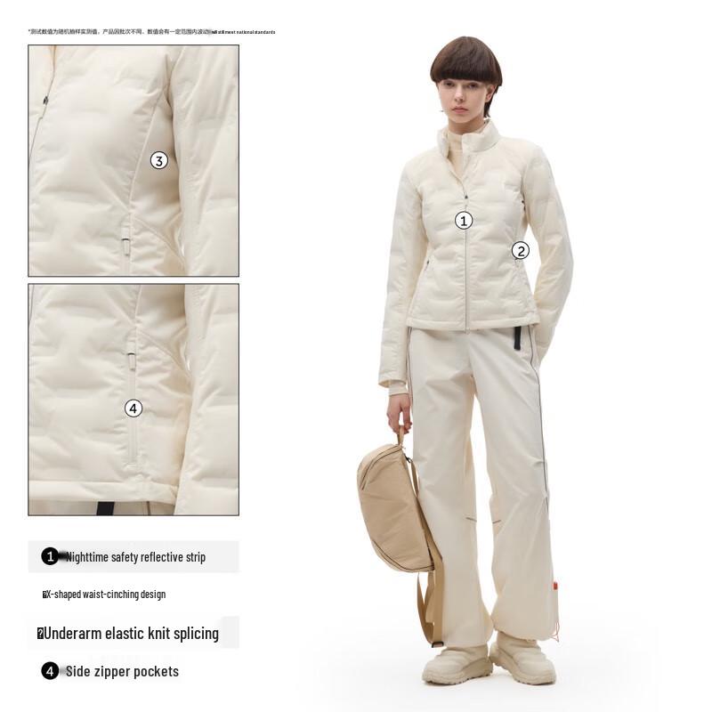 Beneath Hydrogen 501Air Damen Slim Fit Leichte Daunenjacke