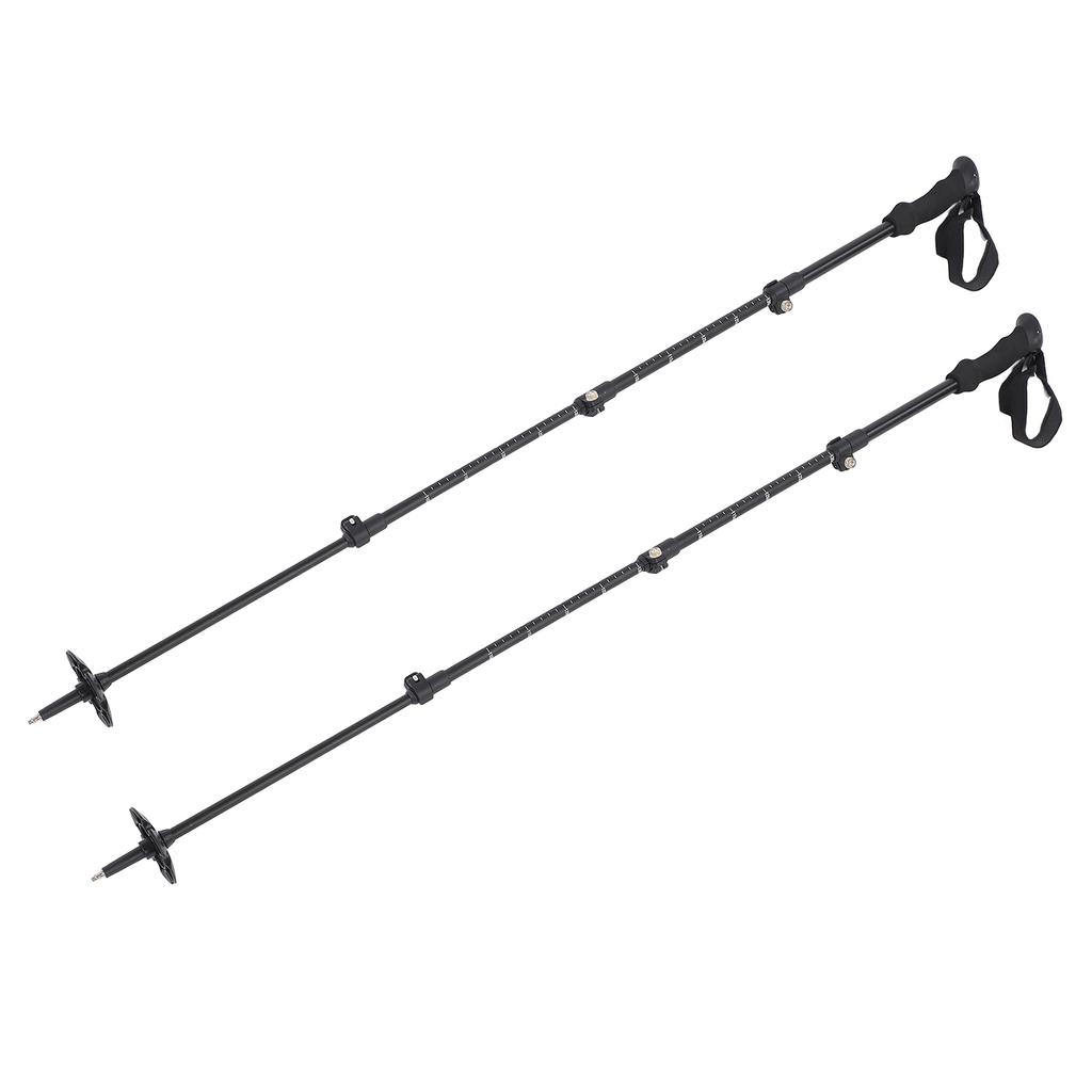 2pcs Hiking Poles Collapsible and Ultralight Aluminum Walking Sticks for Hiking Climbing Backpacking
