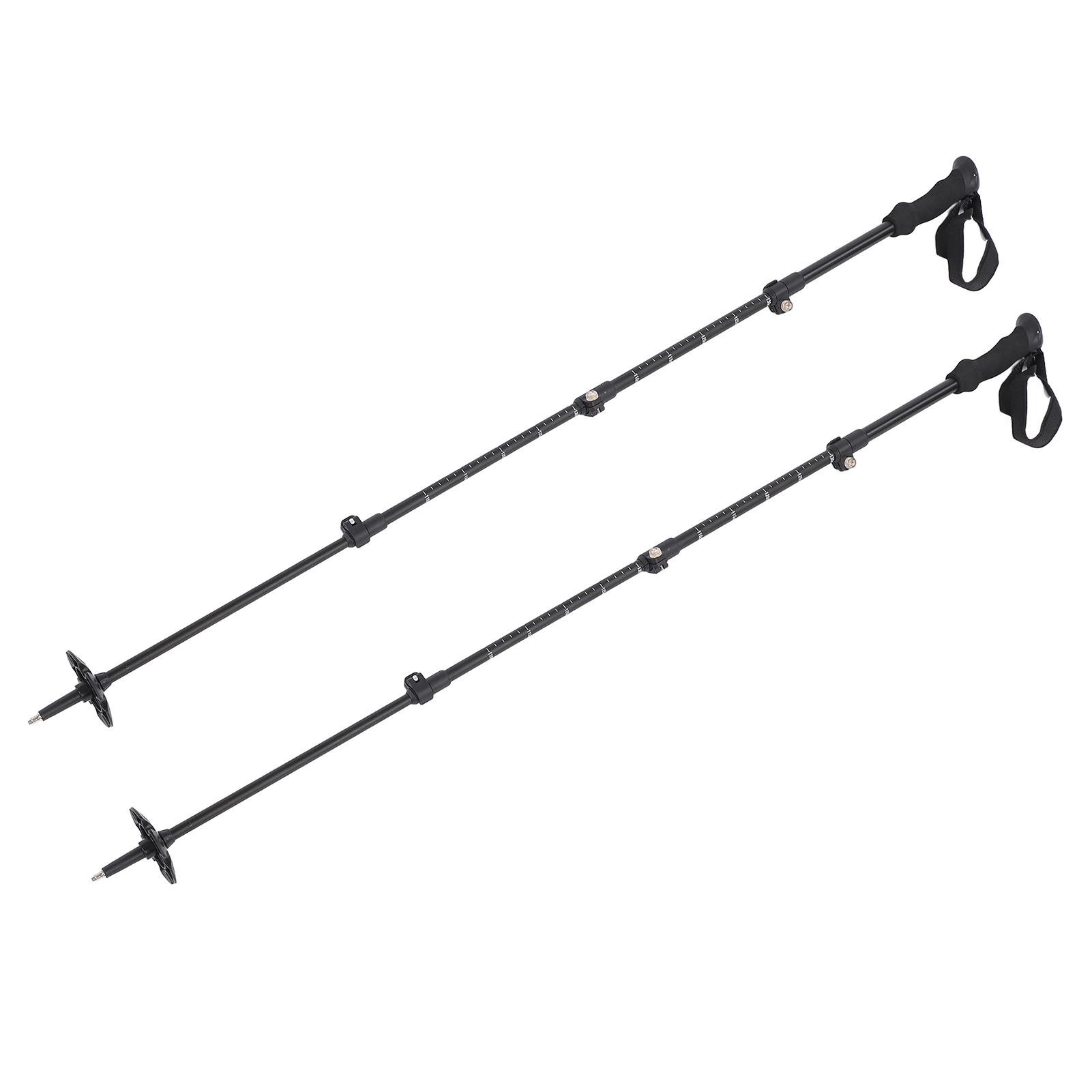 

2 шт. складные и сверхлегкие алюминиевые трости для пешего туризма, альпинизма, альпинизма