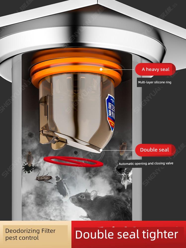 Toilet Neutral Toilet Pipe Floor Drain Odor Preventer
