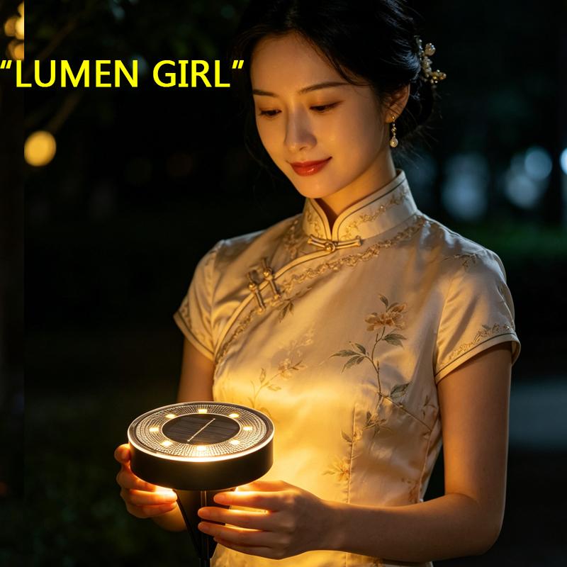 Solar Garden Lights Stainless Steel Decorative Lawn Garden Solar Lights Outdoor Waterproof standard& 1