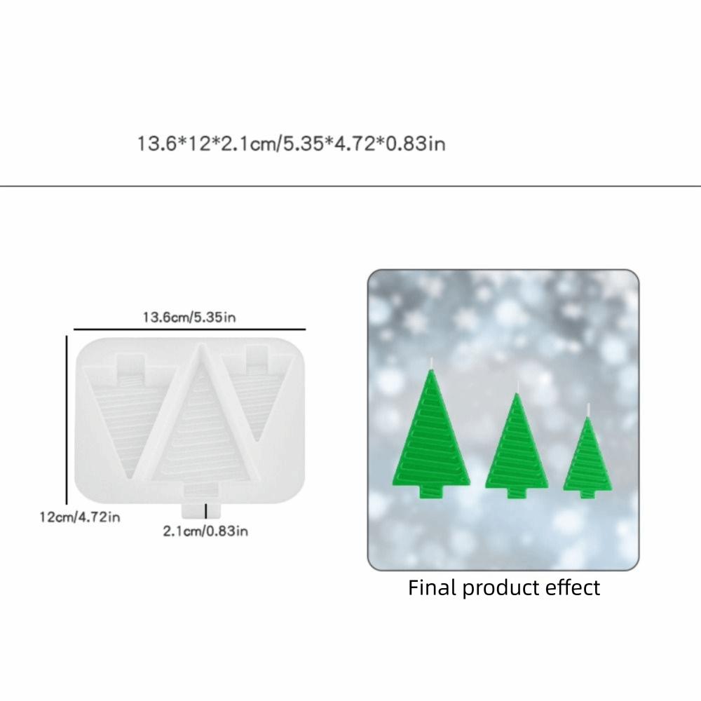 Reusable Christmas Tree Silicone Mold Food Grade Mousse Mold Chocolate Muffin Mold  Baking Decor