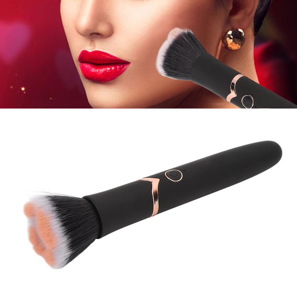 gaming sessel mit vibration Kaufe Make-up-Pinsel, Foundation-Pinsel, Rouge, loser Puderpinsel, 10  Gänge, Vibration, elektrische Massagebürste, Schwarz zum Preis ab 17