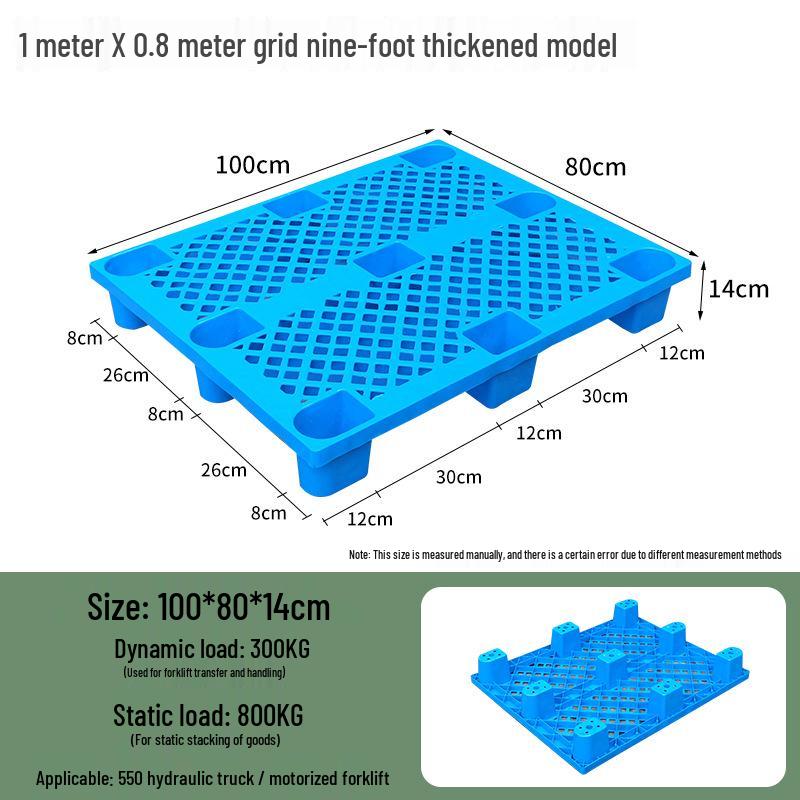 Moisture-Proof Plastic Forklift Pallet Platform Tray
