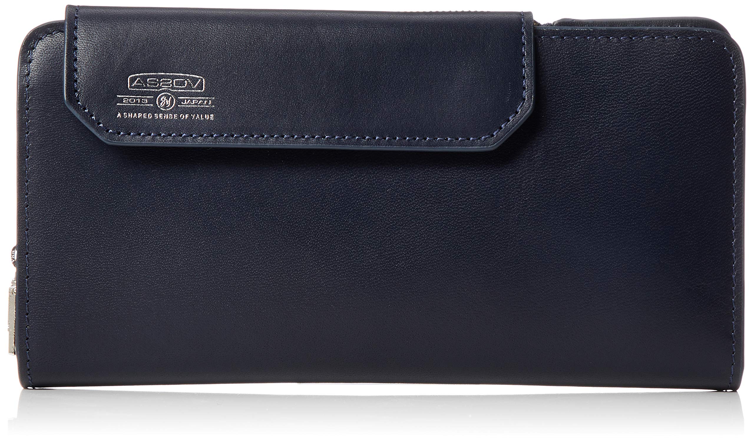 

ASSOB Leather Mobile Long Wallet Navy