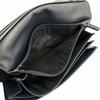 Used Prada Triangle Logo Tessuto Nylon Bifold Long Wallet Navy Business