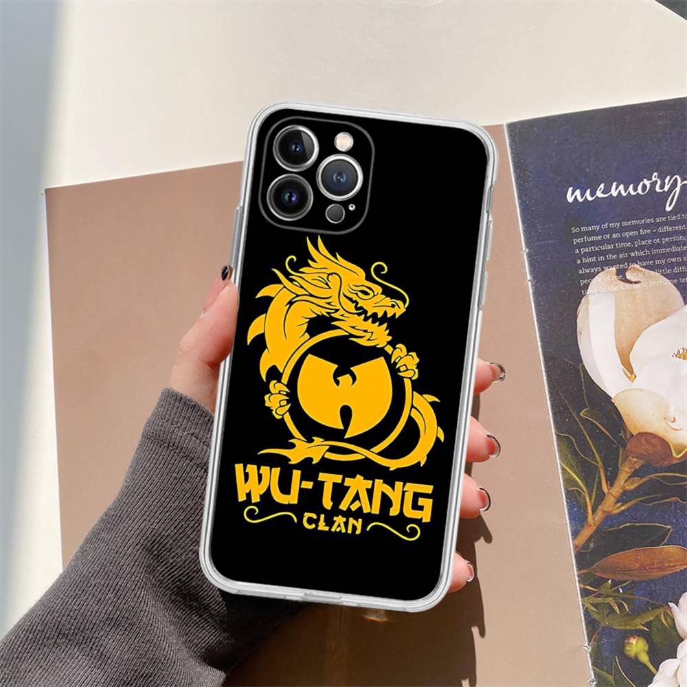 W-wu T-tang Clan Gruppo Musicale Hip-hop Adatto per Custodia Telefono IPhone 16 15 Promax IPhone 14 11 12 High End 13 Pro Silicone